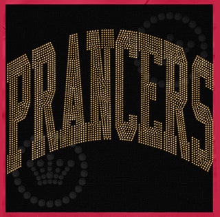 Prancers Oversize Arch Spangle Transfer