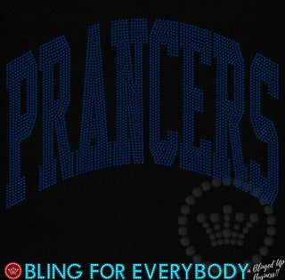 Prancers Oversize Arch Spangle Transfer