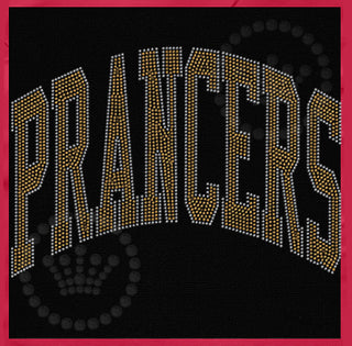 Prancers Oversize Arch Spangle Transfer