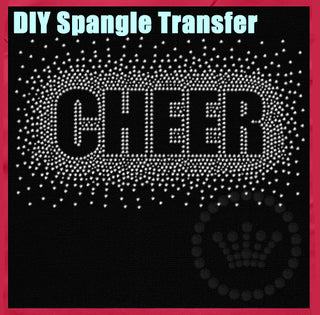 Cheer Knockout Scatter Spangle Transfer