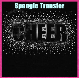 Cheer Knockout Scatter Spangle Transfer