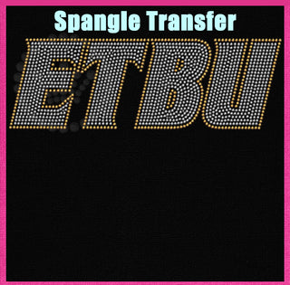 ETBU Spangle Transfer