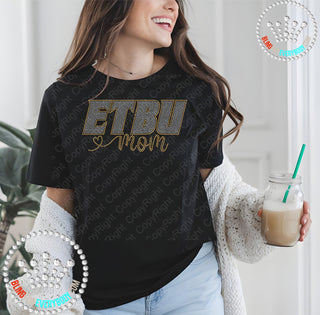 ETBU Mom Spangle Transfer