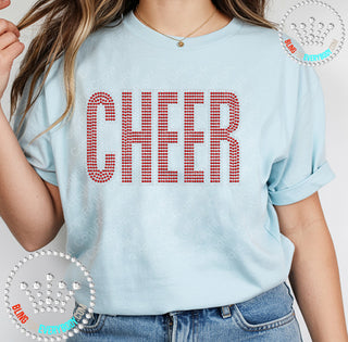 CHEER Block Letters 10-inch Spangle Transfer