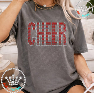 CHEER Block Letters 11-inch Spangle Transfer
