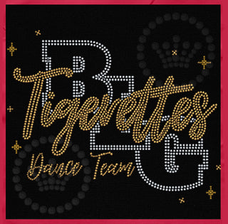 BLG Tigerettes Spangle Transfer