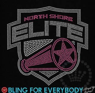 North Shore Elite Logo YOUTH Spangle Transfer