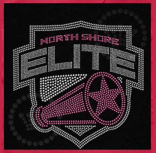 North Shore Elite Logo YOUTH Spangle Transfer