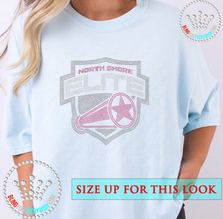 North Shore Elite Logo ADULT Spangle Transfer
