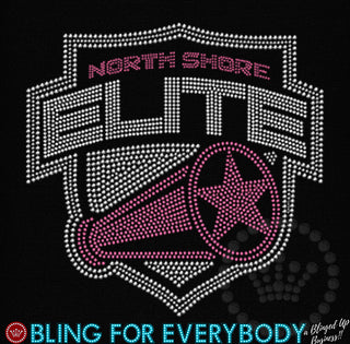 North Shore Elite Logo ADULT Spangle Transfer