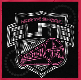 North Shore Elite Logo ADULT Spangle Transfer