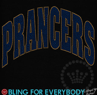 Prancers Oversize Arch 12-inch Spangle Transfer