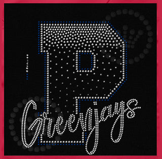 Palmer Greenjays Athletic P Spangle Transfer