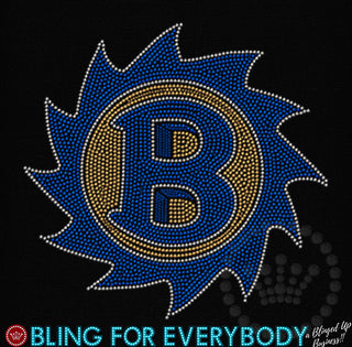 Buzzsaw Mascot 3-color ADULT Spangle Transfer