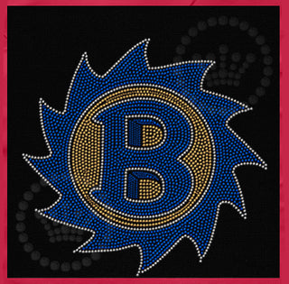 Buzzsaw Mascot 3-color ADULT Spangle Transfer