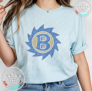 Buzzsaw Mascot 3-color YOUTH Spangle Transfer