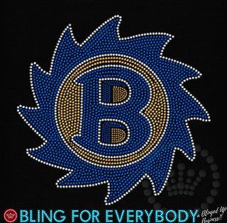 Buzzsaw Mascot 3-color YOUTH Spangle Transfer