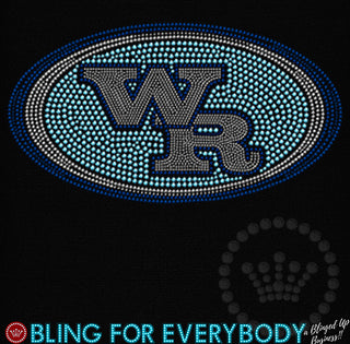 West Rusk Raiders Logo Spangle Transfer