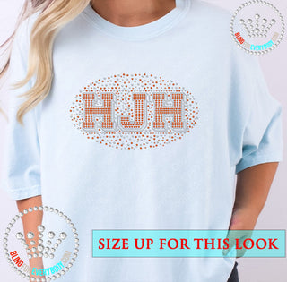 HJH Oval Scatter Spangle Transfer