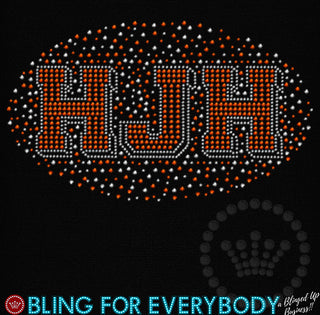 HJH Oval Scatter Spangle Transfer