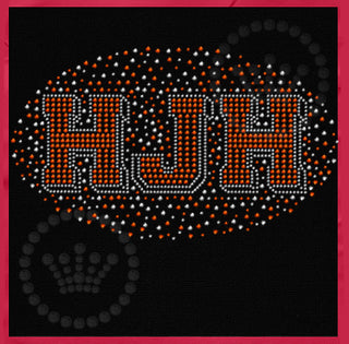 HJH Oval Scatter Spangle Transfer