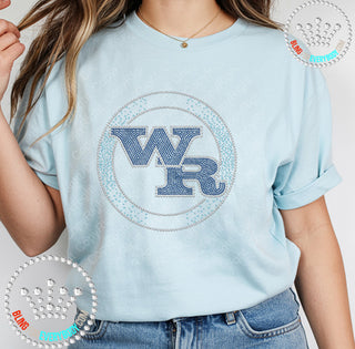 West Rusk Ombre WR Spangle Transfer