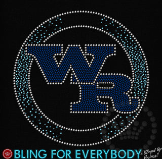 West Rusk Ombre WR Spangle Transfer