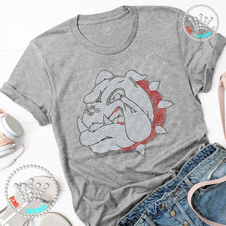 Bf Bulldog  Spangle Bling Unisex Short Sleeve Tee #4072