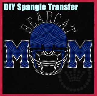 Bearcat Football Mom Spangle Transfer