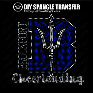 Brockport Cheerleading Spangle Transfer