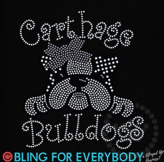 Carthage Bulldogs Youth Spangle Transfer