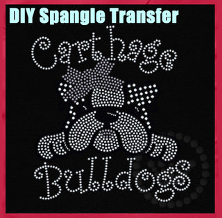Carthage Bulldogs Youth Spangle Transfer