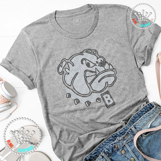 Beck Bulldogs Spangle Bling Unisex Short Sleeve Tee #4564