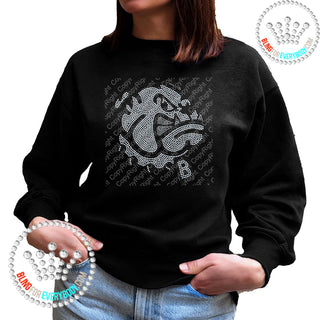 Beck Bulldogs Spangle Bling Unisex Sweatshirt #4564