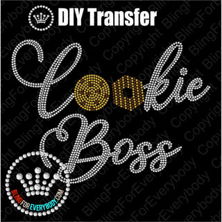 Cookie Boss Scouts Girl Spangle Transfer #4582