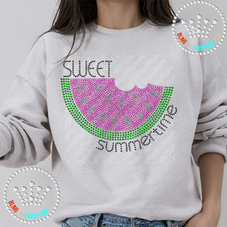 Sweet Summertime Watermelon Spangle Transfer #4807