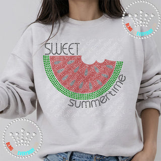 Sweet Summertime Watermelon Spangle Transfer #4807