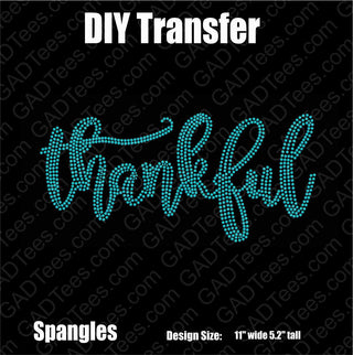 Thankful Spangle Transfer #5075