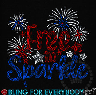 Free to Sparkle Spangle Transfer
