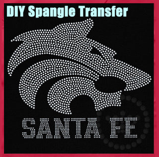Santa Fe Wolves Spangle Transfer