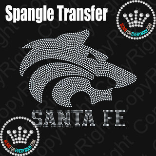 Santa Fe Wolves Spangle Transfer