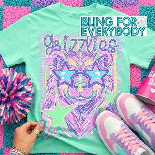 Grizzlies Neon Scribbles