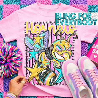 Hornets Neon Scribbles