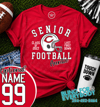 SENIOR Football Class of 2027 | Personalized Senior Family Shirt