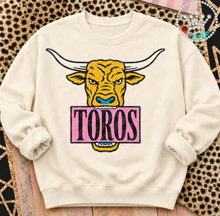 Toros Pink Placard Mascot Tee