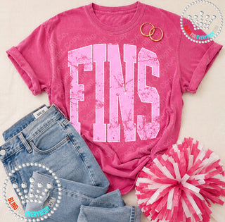 Fins Pink Out Tee