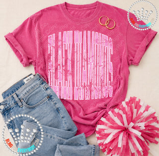 Black Diamonds Pink Out Tee