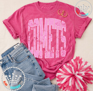 Comets Pink Out Tee
