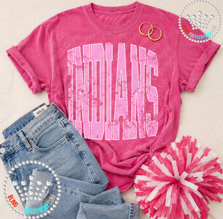 Indians Pink Out Tee