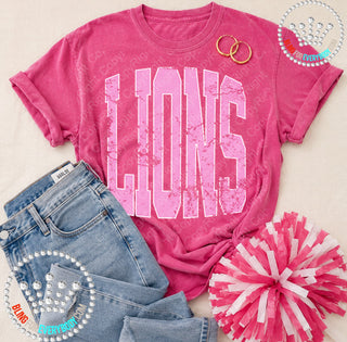 Lions Pink Out Tee